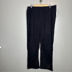 NWT Kohls black straight leg sweat pants